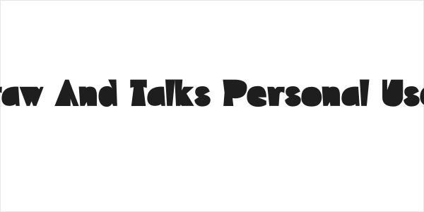 Draw And Talks Personal Used Logo