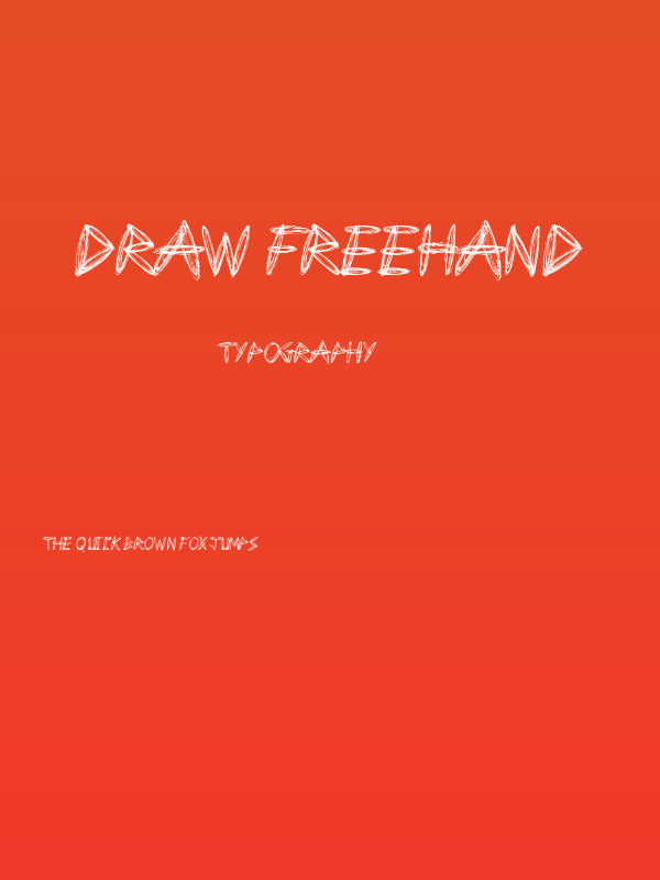 Draw Freehand Poster