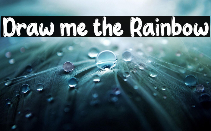 Draw me the Rainbow Example 3