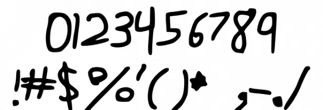 DrawFont Polices AUTRES CHARS