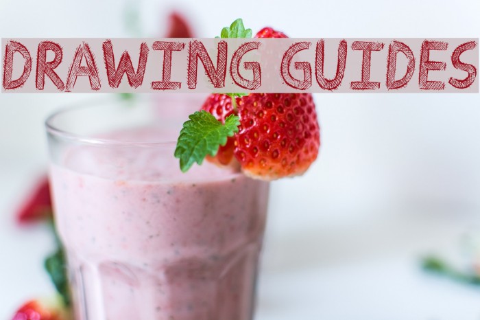 Drawing Guides Font examples