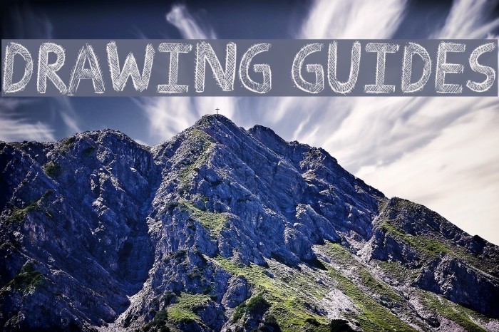 Drawing Guides Font examples