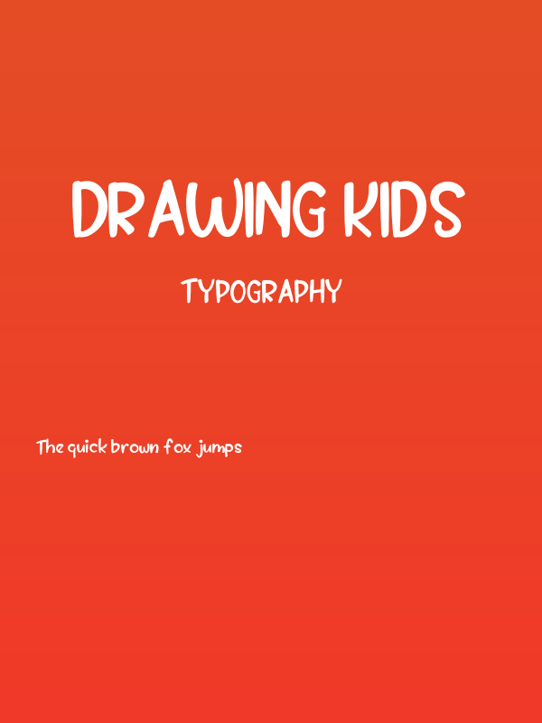 Drawing Kids Poster