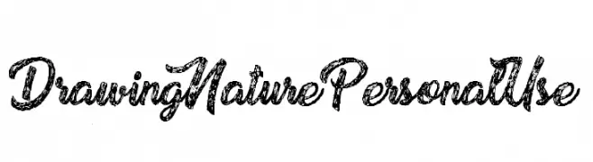 Drawing Nature Personal Use  नि: शुल्क फ़ॉन्ट्स डाउनलोड