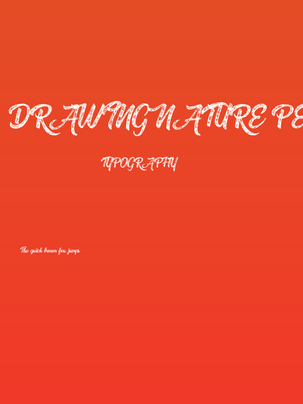 Drawing Nature Personal Use Poster