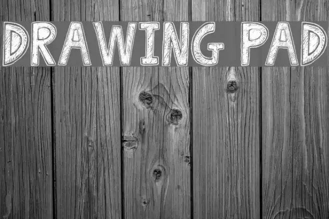 Drawing Pad Font examples