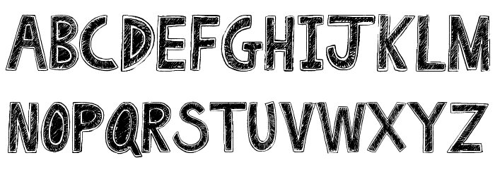 Drawing Pad Font Litere mici
