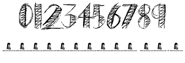 Drawing Practice Font OTHER CHARS
