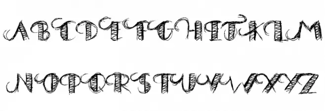 Drawing Practice Polices MAJUSCULES