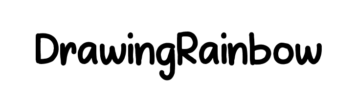 DrawingRainbow  Frei Schriftart Herunterladen