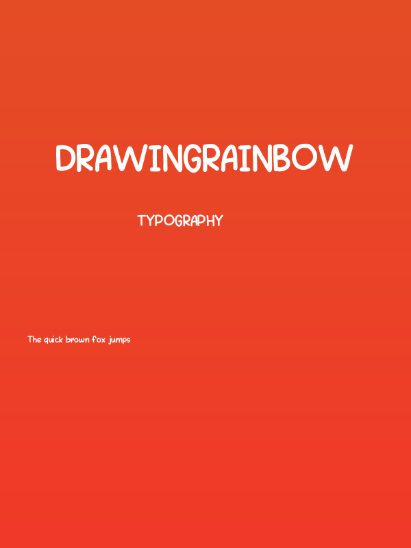 DrawingRainbow Poster
