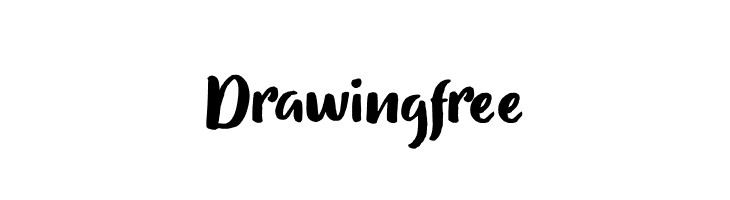 Drawingfree  font caratteri gratis