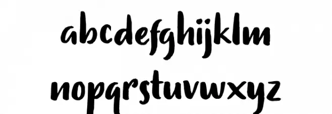 Drawingfree Caratteri MINUSCOLO