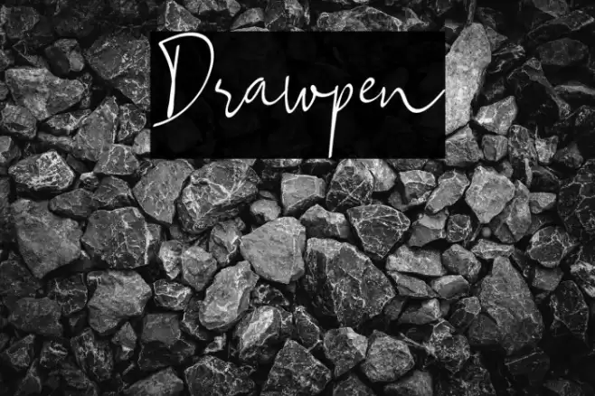 Drawpen Font examples
