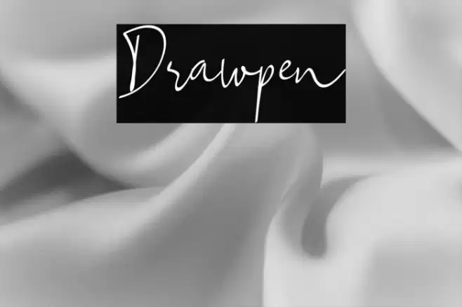 Drawpen Font examples