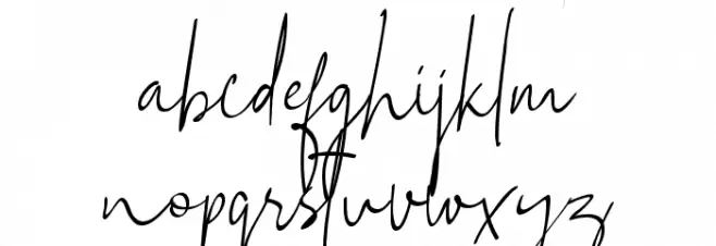 Drawpen Font LOWERCASE