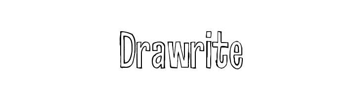 Drawrite  नि: शुल्क फ़ॉन्ट्स डाउनलोड