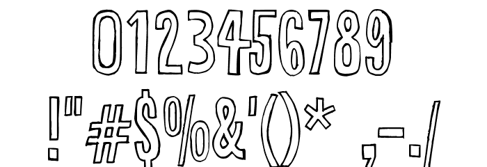 Drawrite Font OTHER CHARS