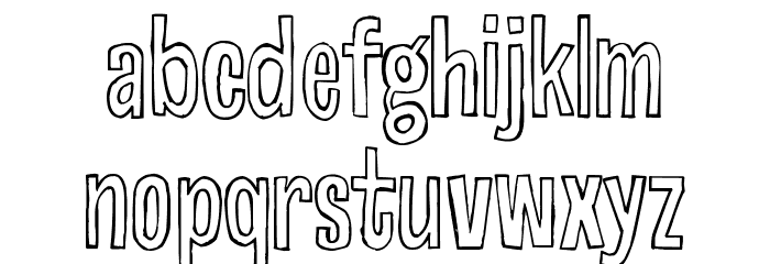 Drawrite Font LOWERCASE