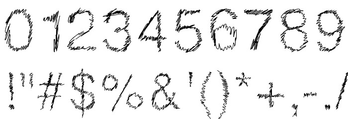 DrawveticaMini Font OTHER CHARS