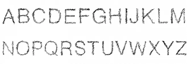 DrawveticaMini フォント 大文字