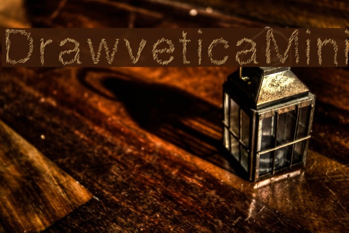 DrawveticaMini Font examples