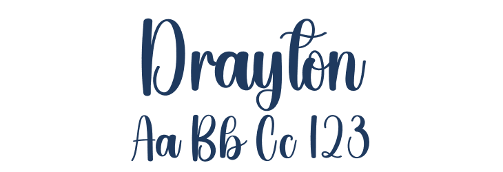 Drayton Font Preview