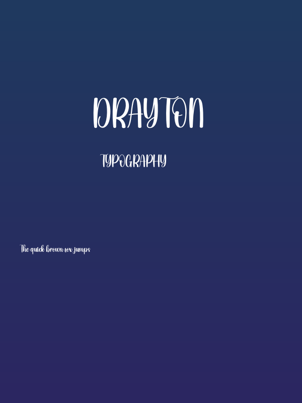 Drayton Poster