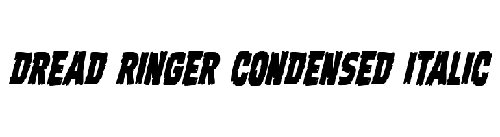 Dread Ringer Condensed Italic  baixar fontes gratis