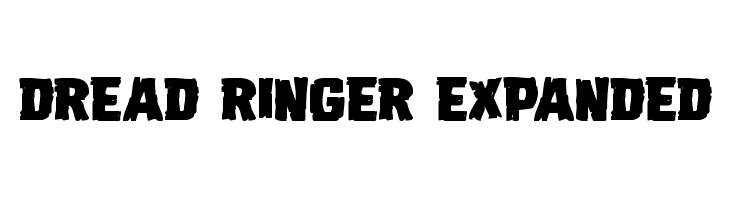 Dread Ringer Expanded Font