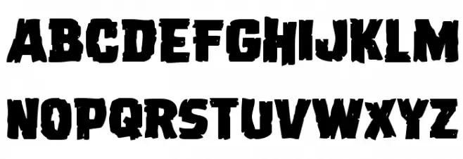 Dread Ringer Expanded Schriftart Groß