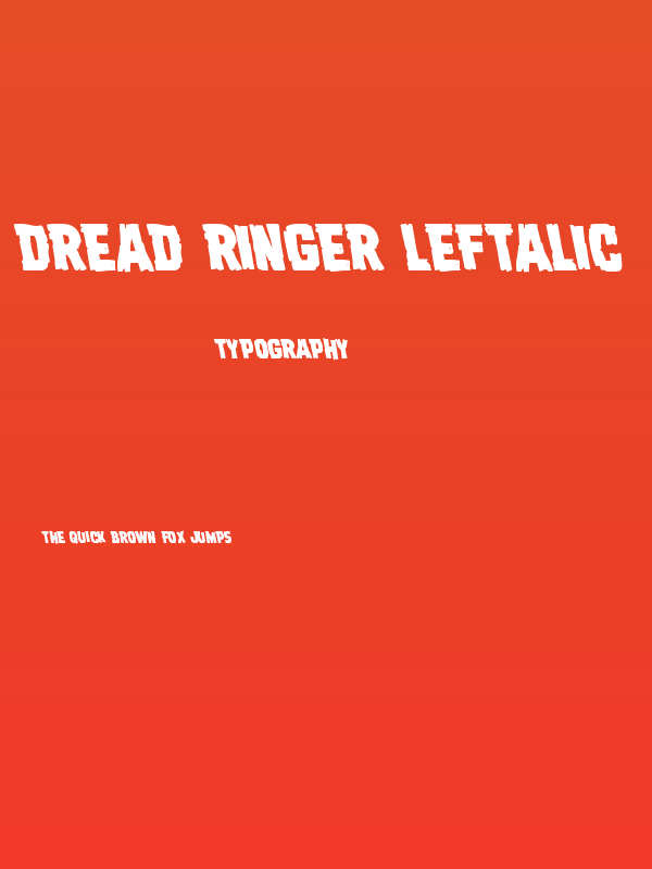 Dread Ringer Leftalic Poster