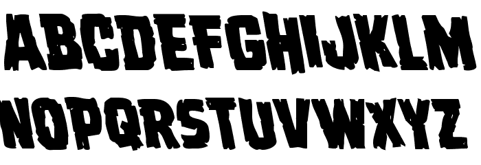 Dread Ringer Leftalic Font Litere mici