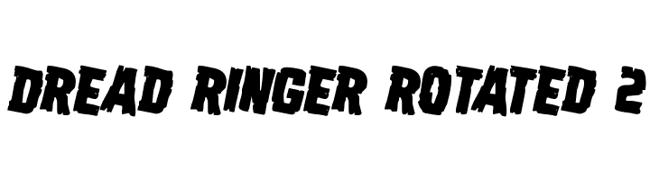 Dread Ringer Rotated 2 Font