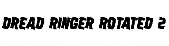 Dread Ringer Rotated 2  Descarca Fonturi Gratis