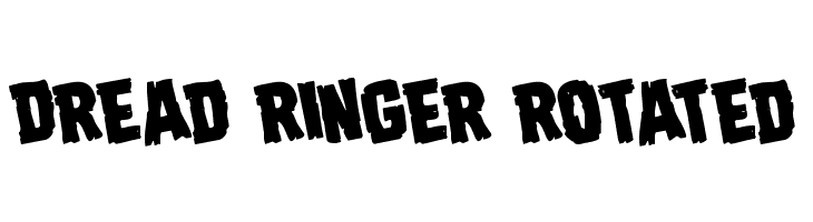 Dread Ringer Rotated Font