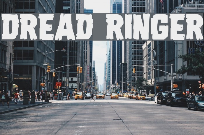 Dread Ringer Font examples