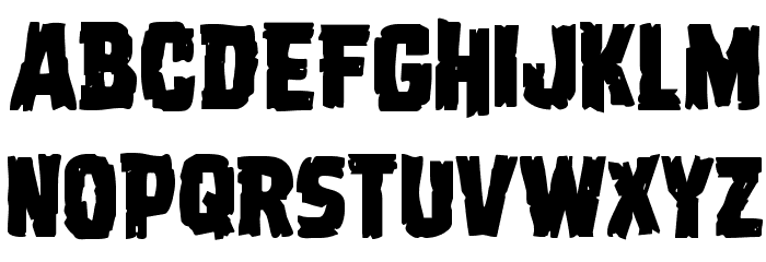 Dread Ringer Font LOWERCASE