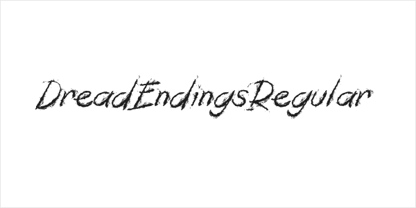 DreadEndingsRegular Logo