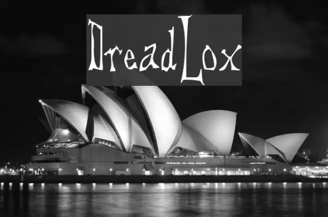 DreadLox フォント examples