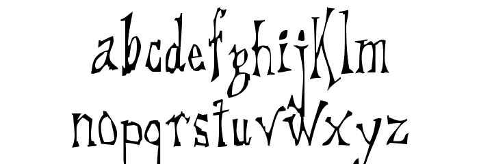 DreadLox Font LOWERCASE