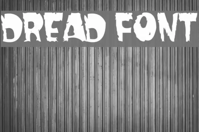 Dread Font examples