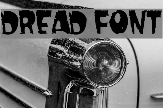 Dread Font examples