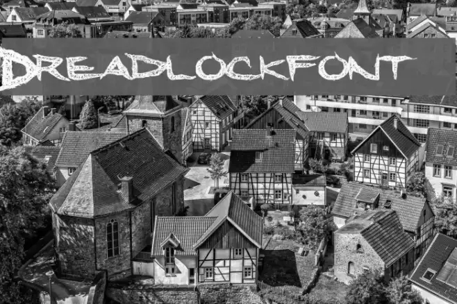 Dreadlockfont Example 1