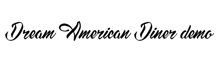 Dream American Diner demo Font