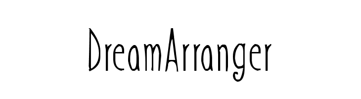 Dream Arranger  フリーフォントのダウンロード