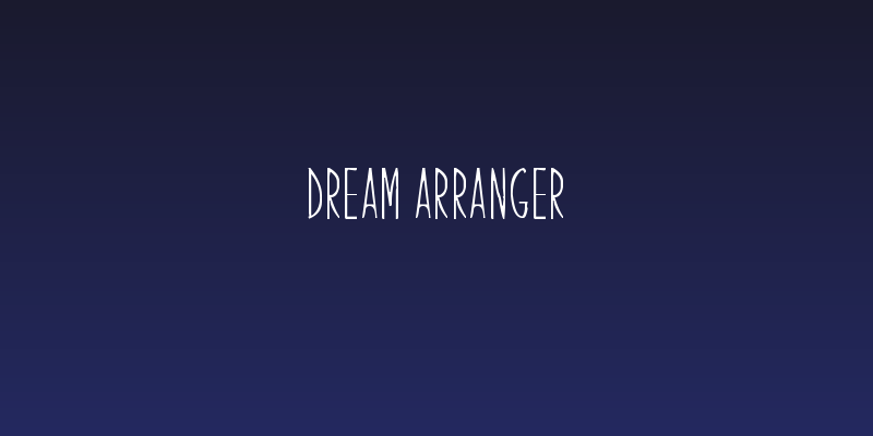 Dream Arranger Social Header