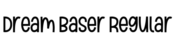 Dream Baser Regular  Descarca Fonturi Gratis