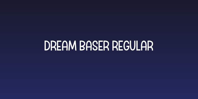 Dream Baser Regular Social Header