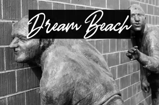 Dream Beach Font examples
